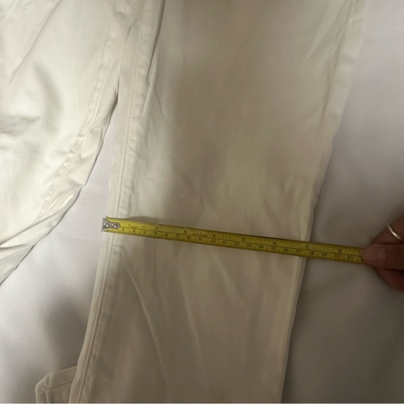 Adriano Goldschmied Women's jeans the Stevie ankle slim straight ankle White 28R - Picture 10 of 16